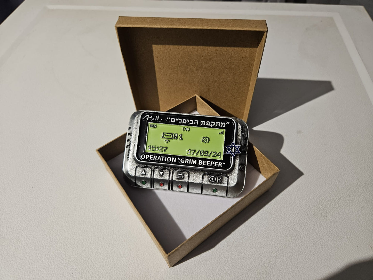 Operation Grim Beeper – Limited Edition Mossad Collectible Medal