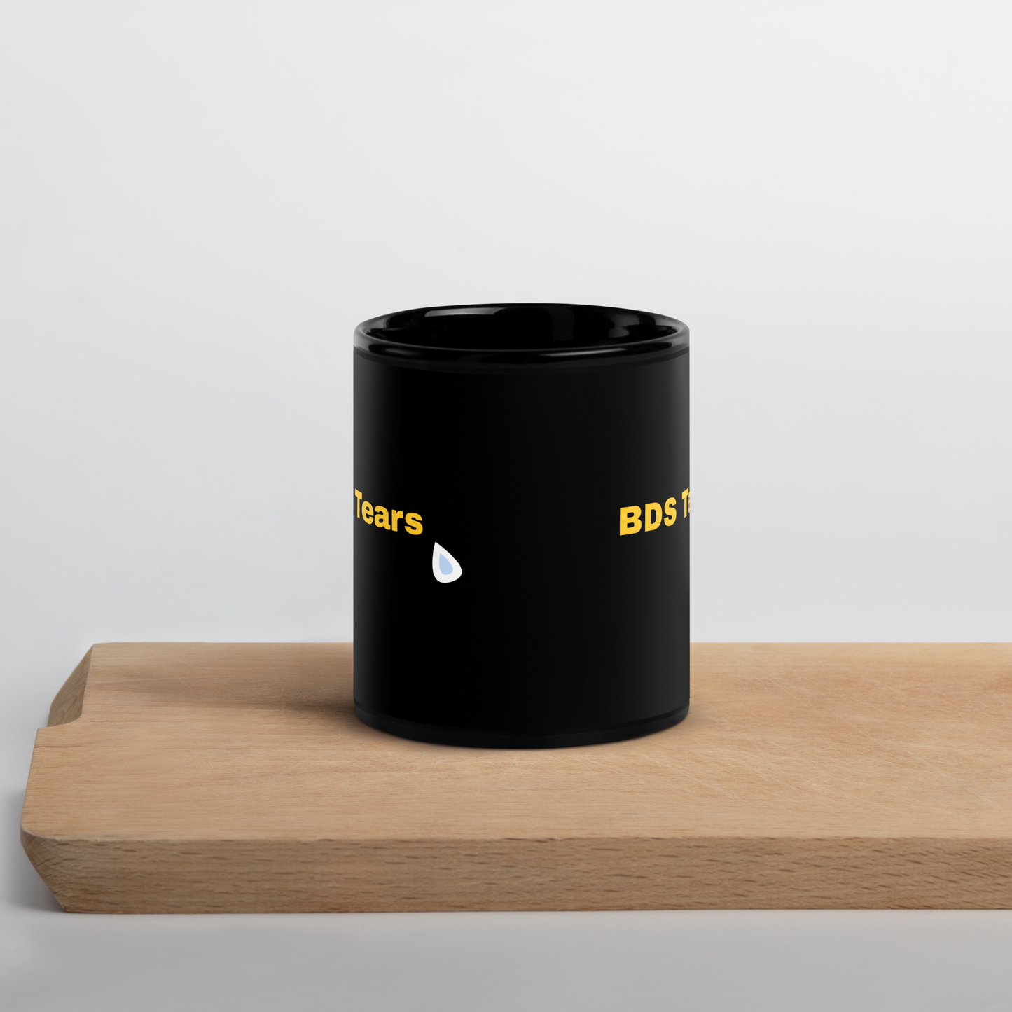 BDS Tears Black Glossy Mug