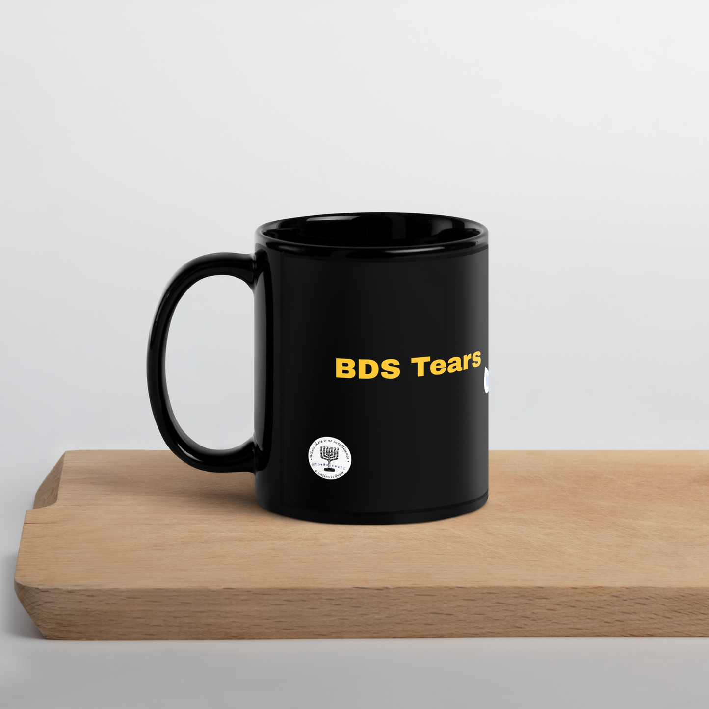 BDS Tears Black Glossy Mug