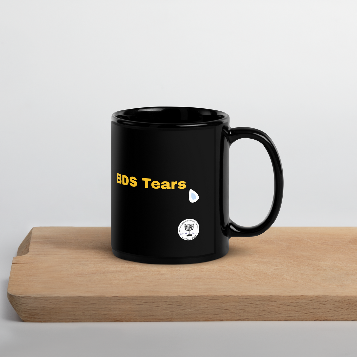 BDS Tears Black Glossy Mug