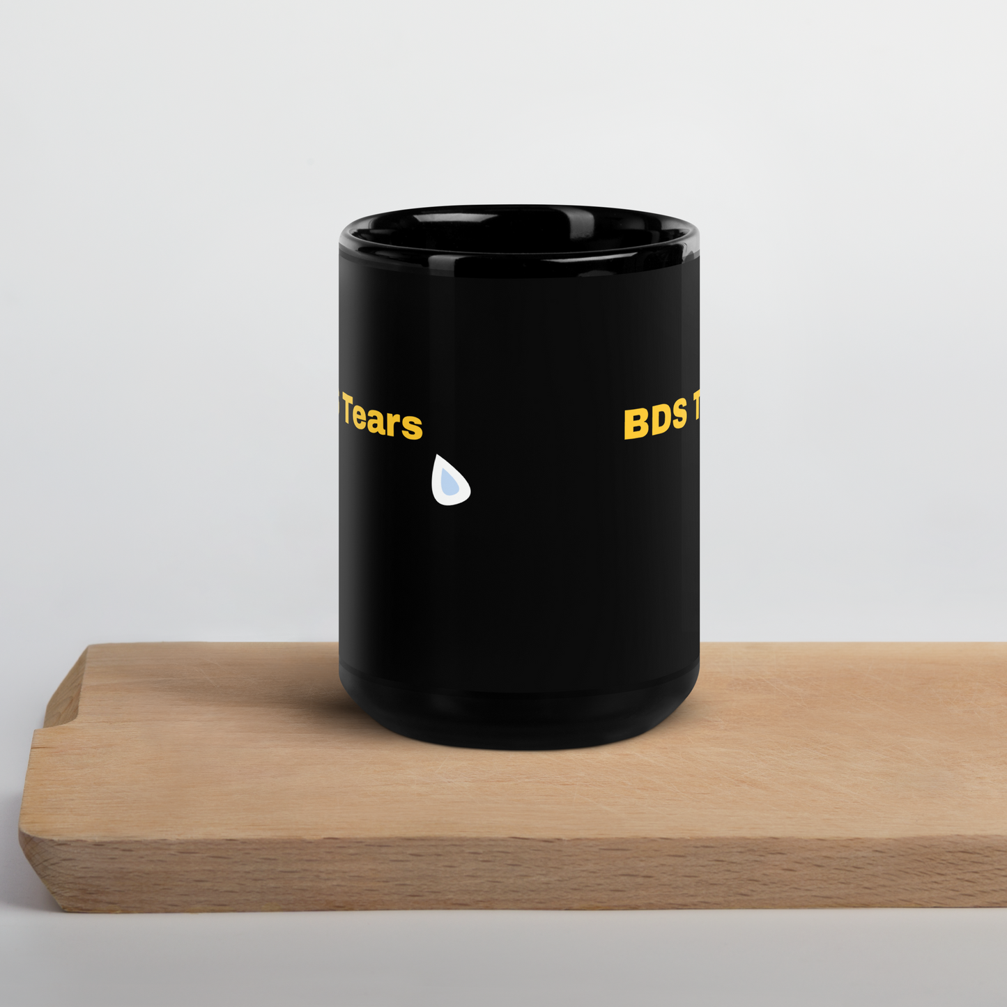 BDS Tears Black Glossy Mug