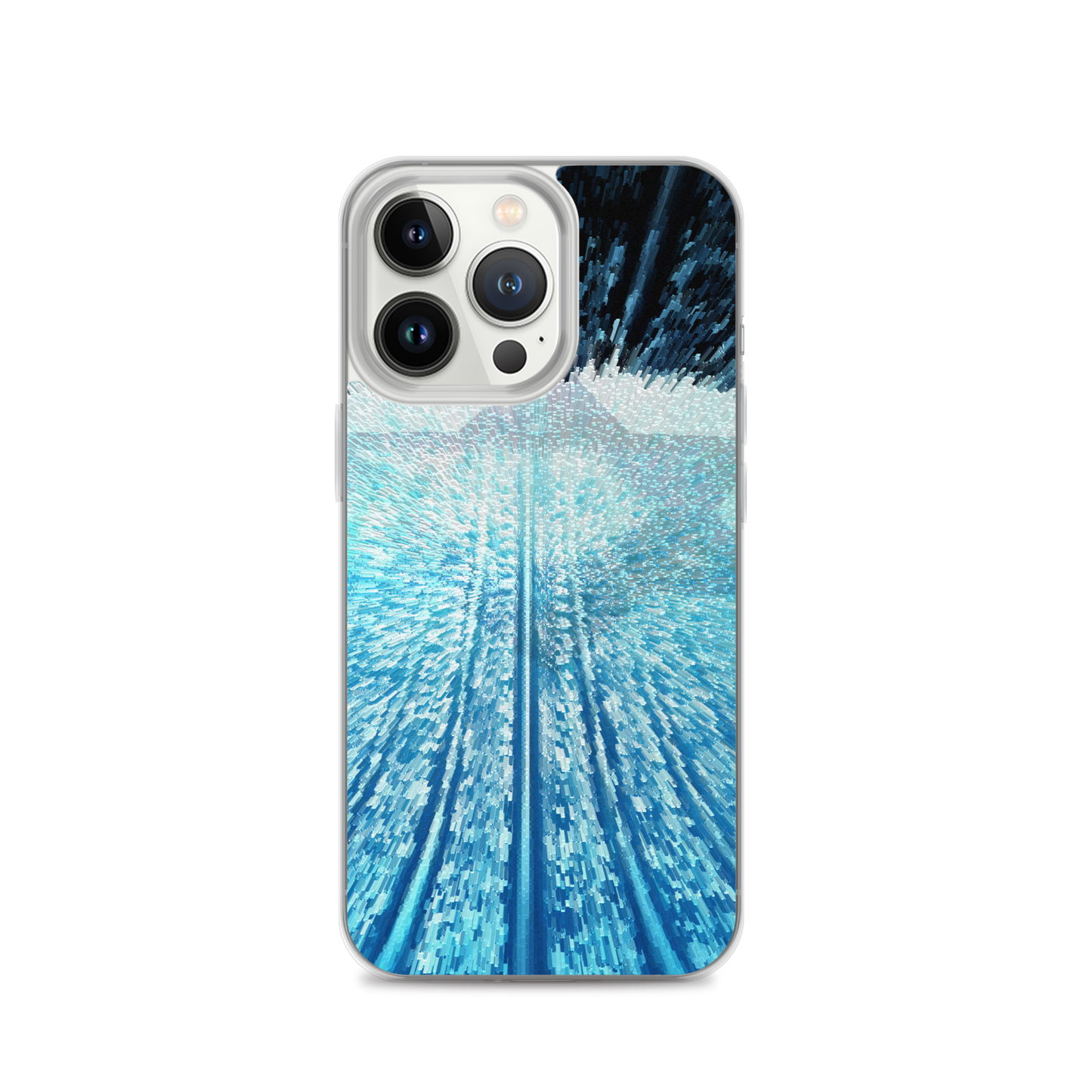 Blue & White iPhone Case