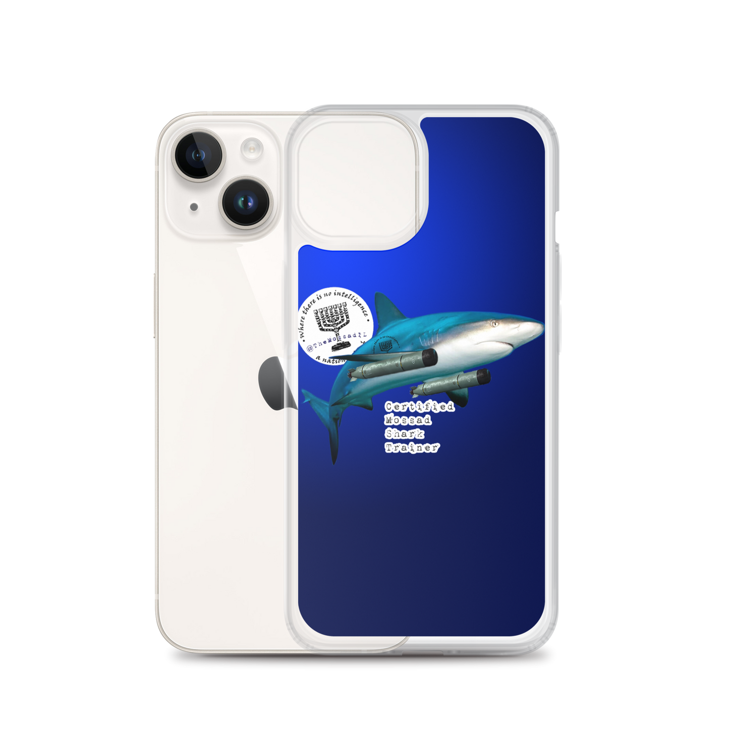 Certified Mossad Shark Trainer iPhone Case