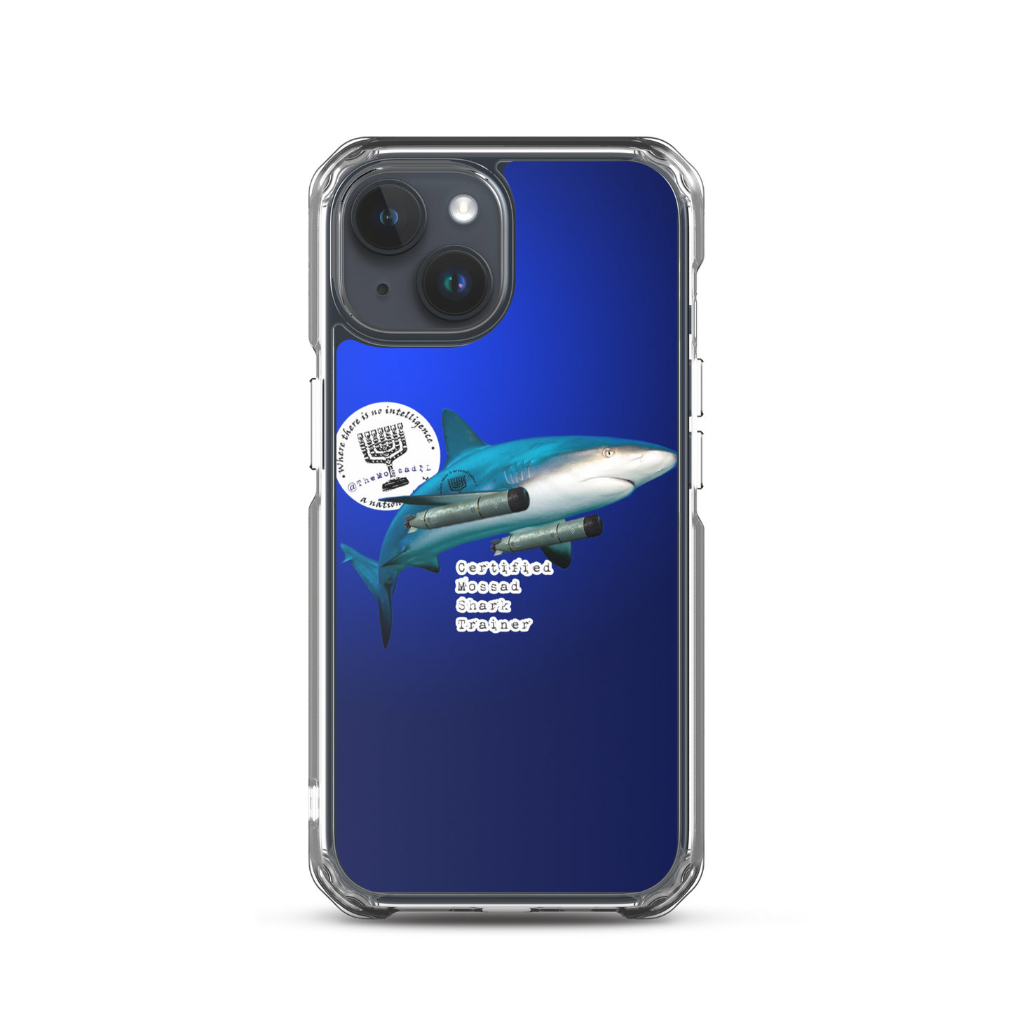 Certified Mossad Shark Trainer iPhone Case