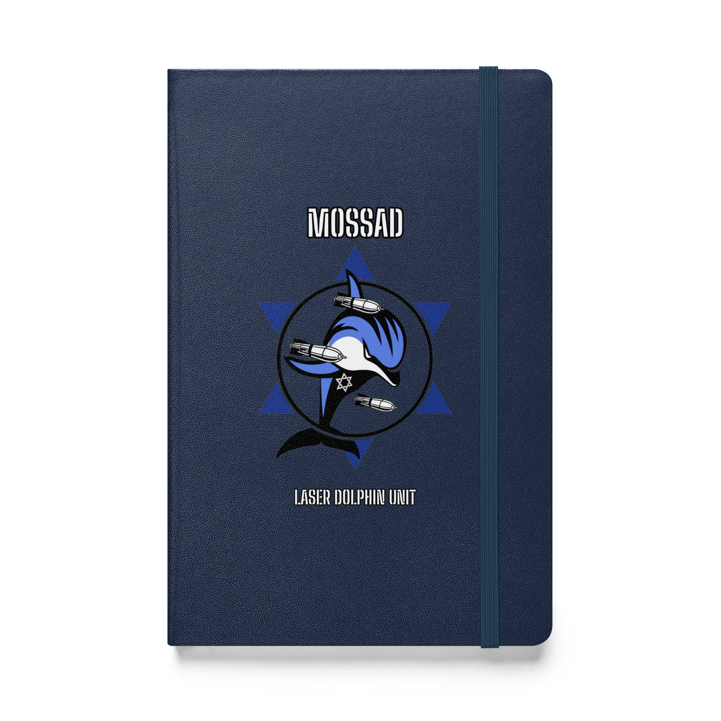 Mossad Laser Dolphin Unit Hardcover bound notebook