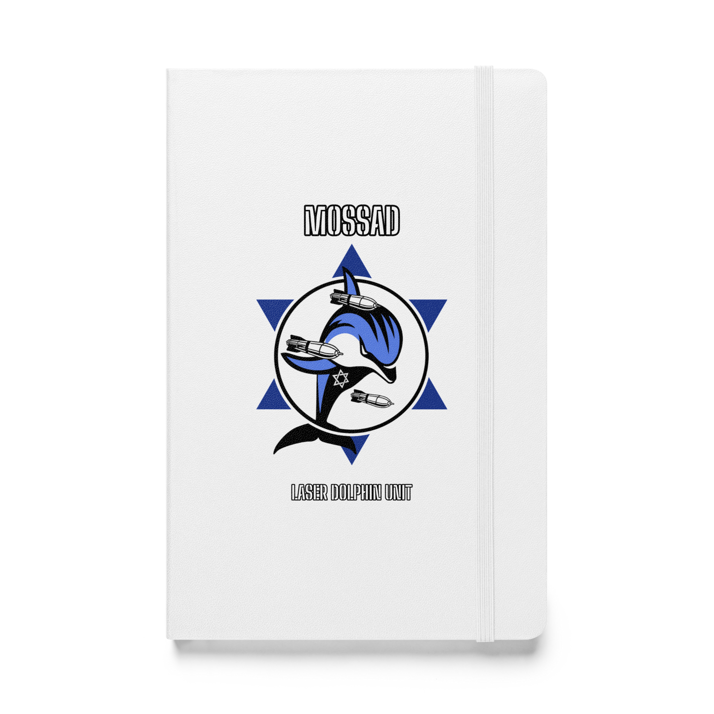 Mossad Laser Dolphin Unit Hardcover bound notebook
