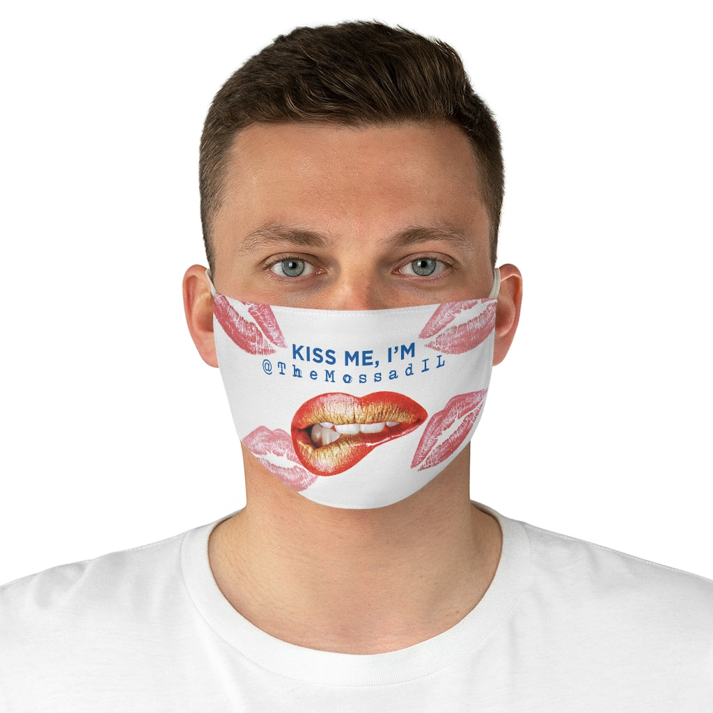 Kiss Me I'm Mossad Fabric Face Mask