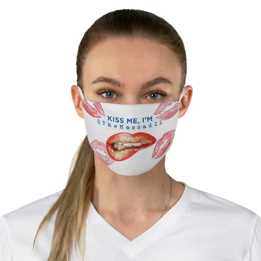 Kiss Me I'm Mossad Fabric Face Mask