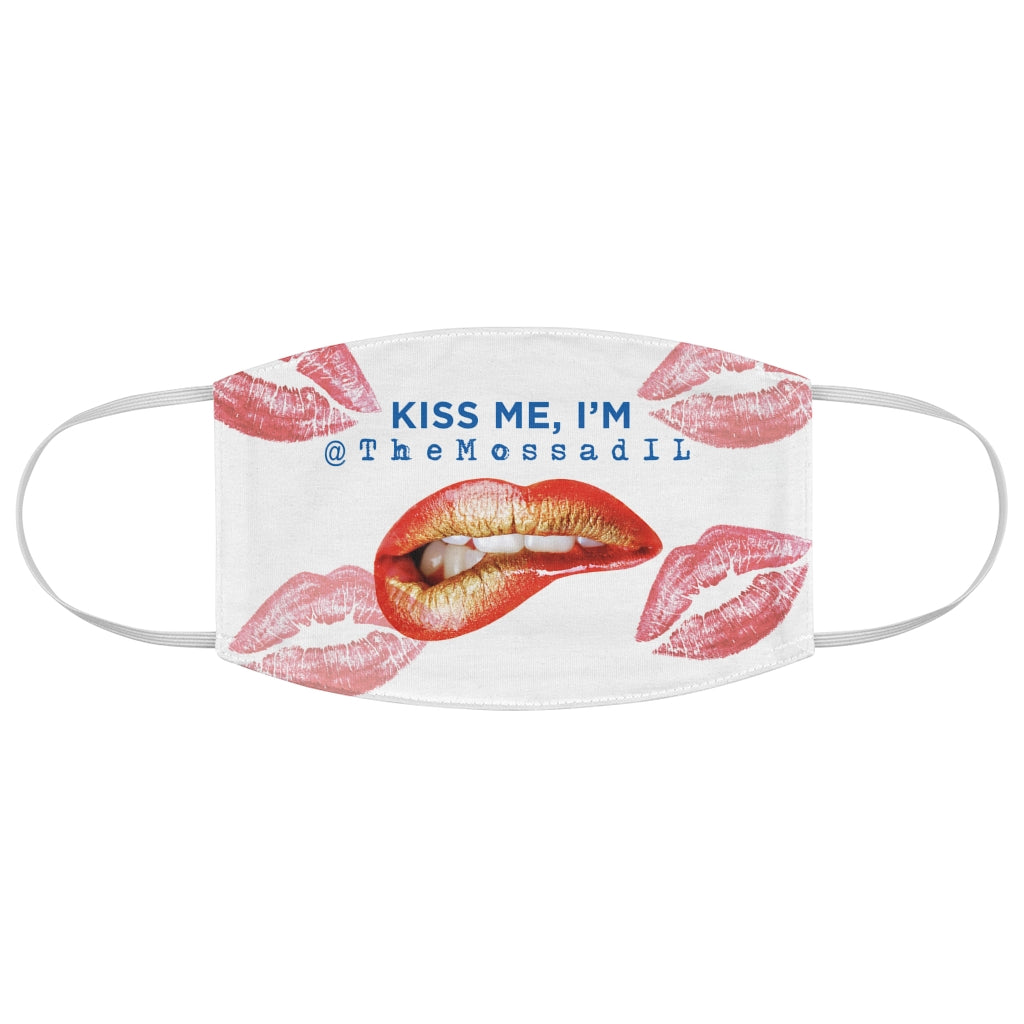 Kiss Me I'm Mossad Fabric Face Mask