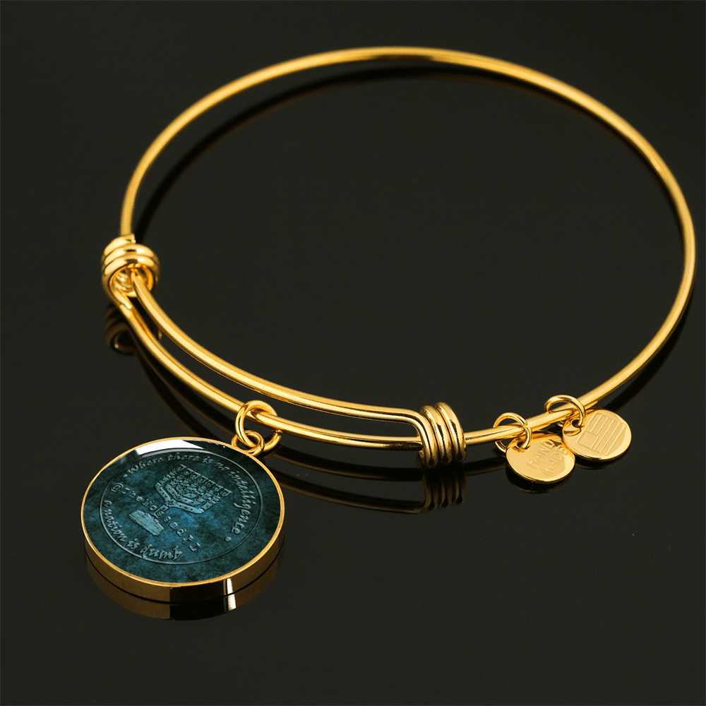TheMossadIL Logo Necklace/Bangle (Gold or Silver)