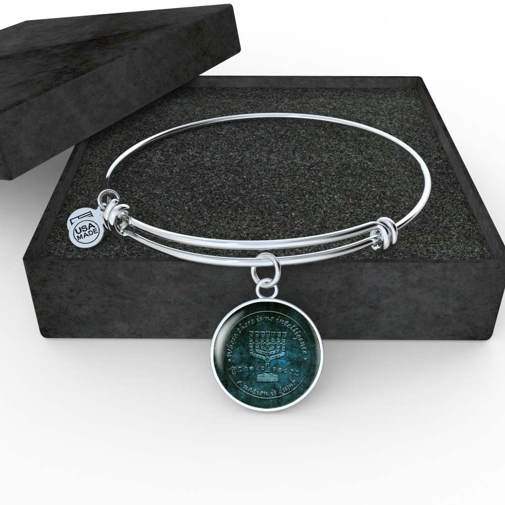 TheMossadIL Logo Necklace/Bangle (Gold or Silver)
