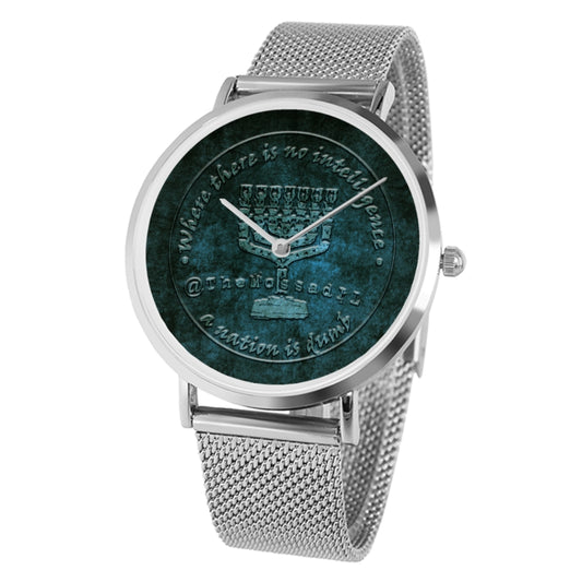 TheMossadIL™ Steel Strap Water-resistance Quartz Watch