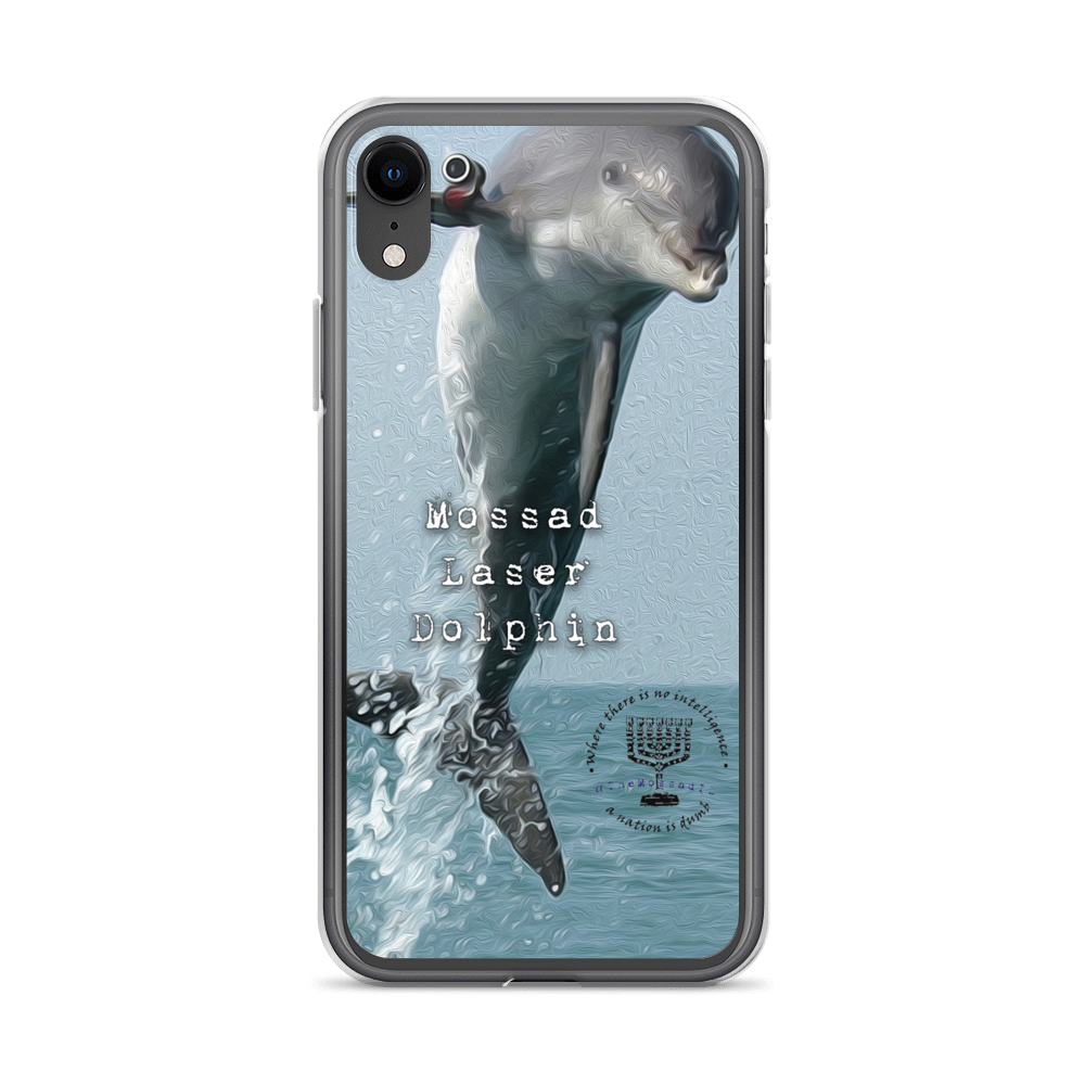 Mossad Laser Dolphin iPhone Case
