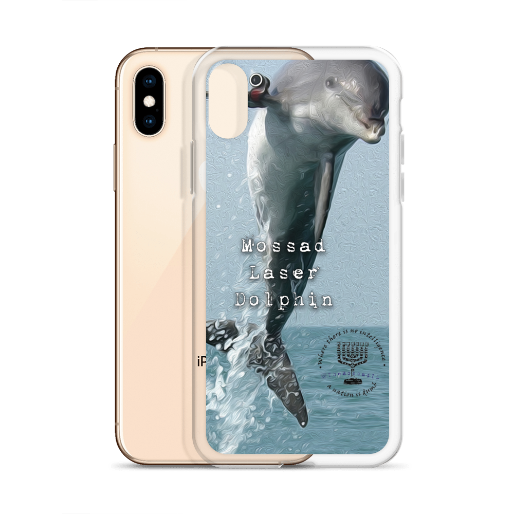 Mossad Laser Dolphin iPhone Case