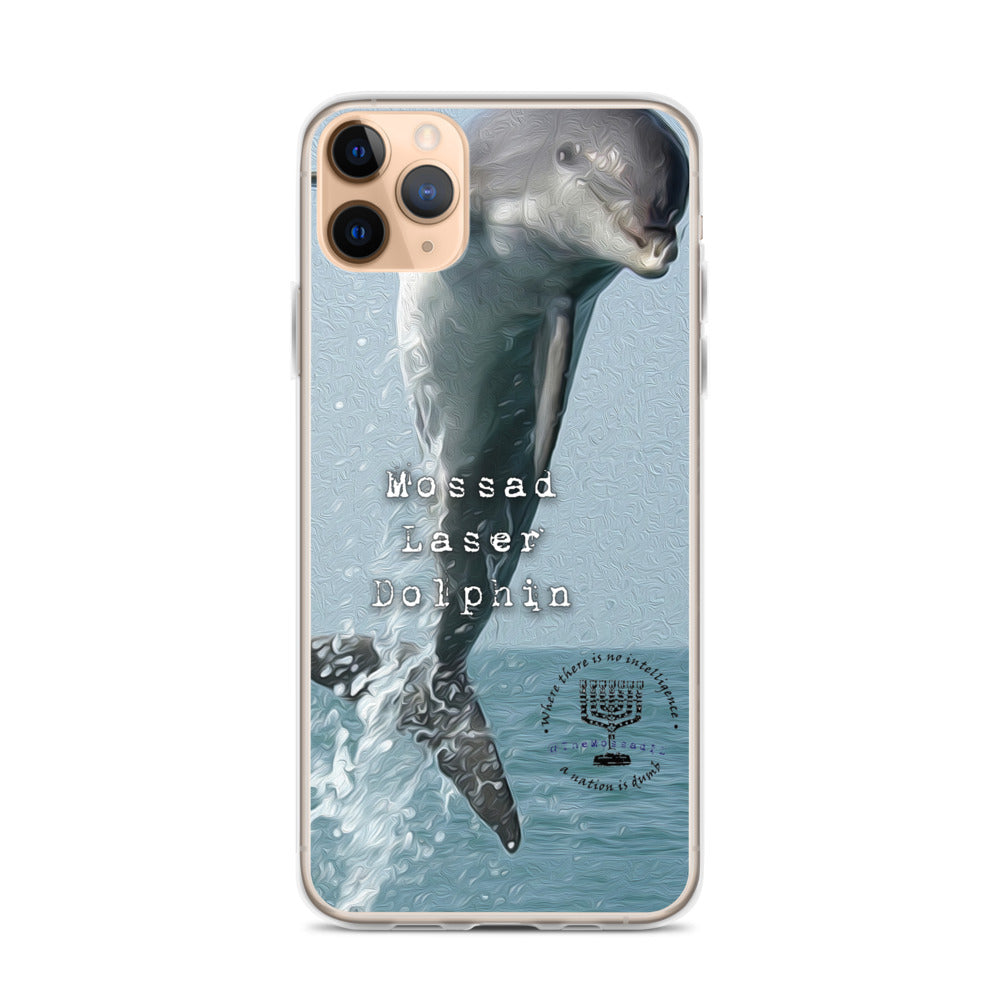 Mossad Laser Dolphin iPhone Case
