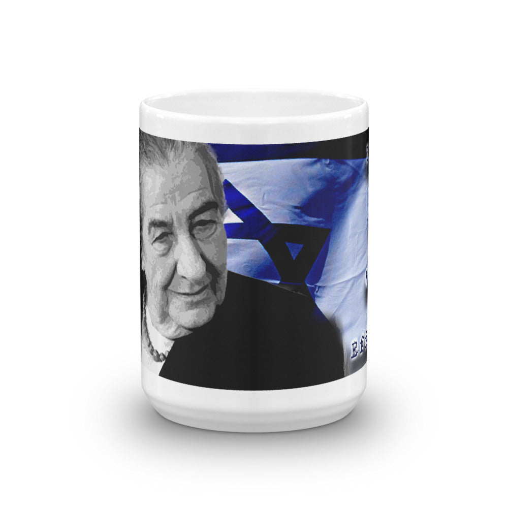 Golda Meir "Thank God We're Efficient" Mug