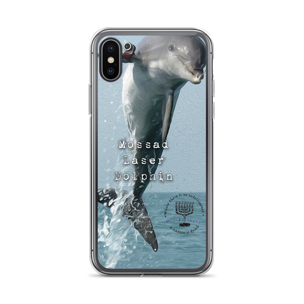 Mossad Laser Dolphin iPhone Case