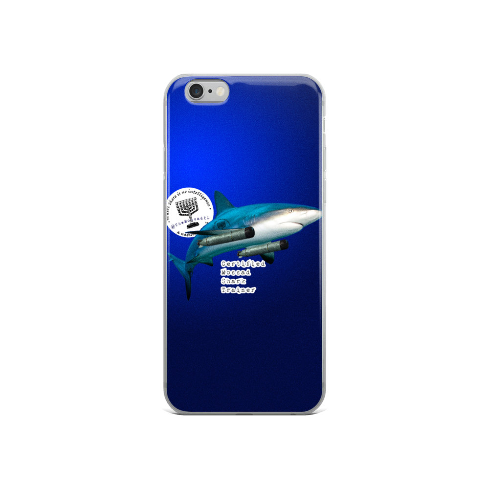 Certified Mossad Shark Trainer iPhone Case