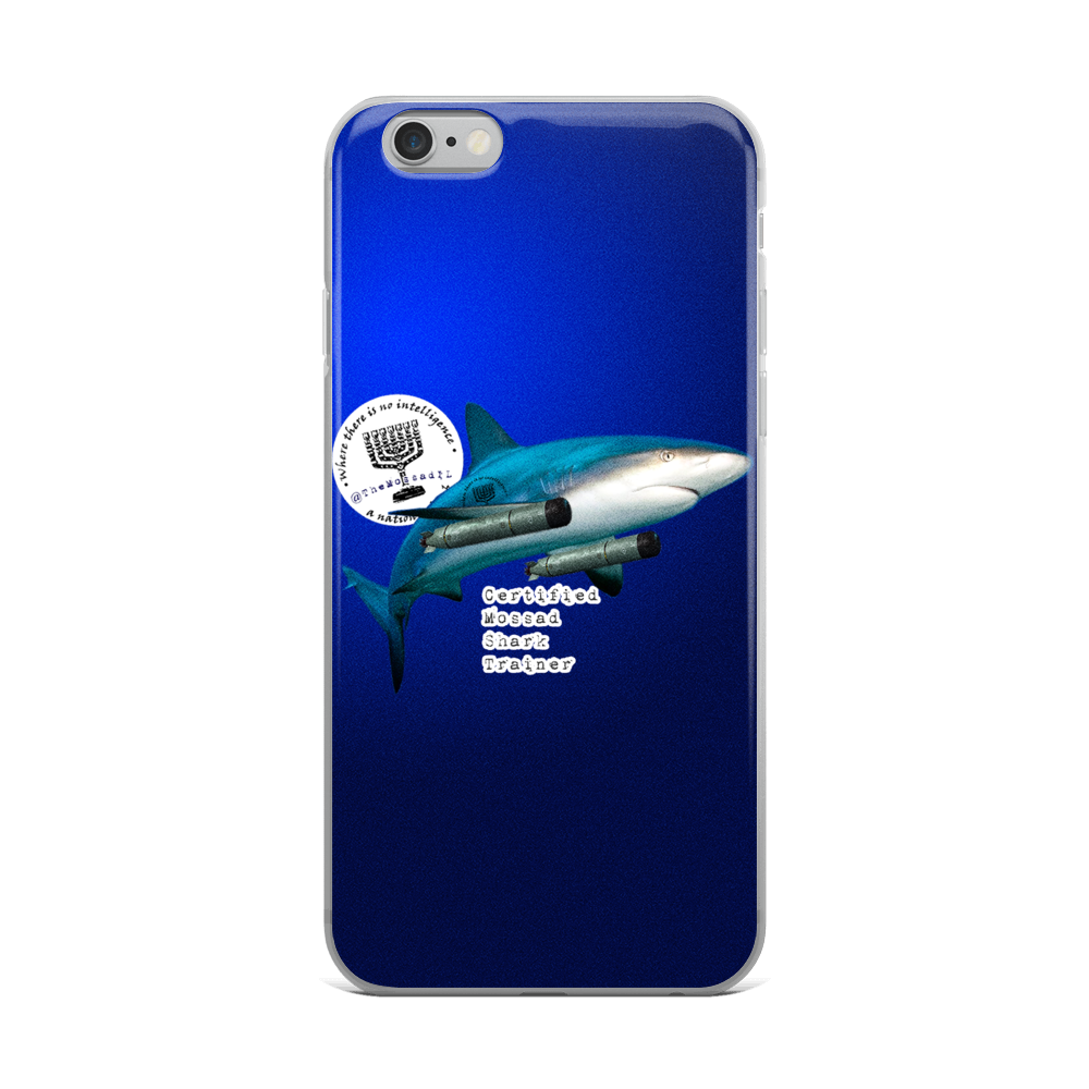 Certified Mossad Shark Trainer iPhone Case