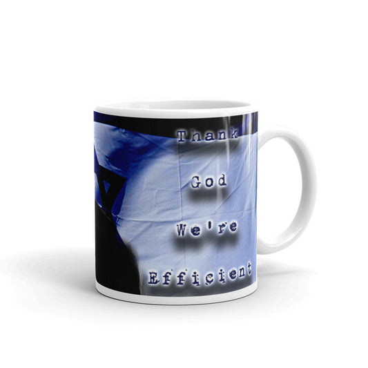 Golda Meir "Thank God We're Efficient" Mug