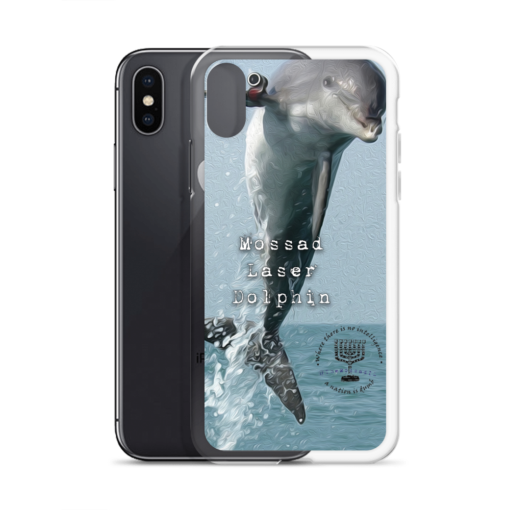 Mossad Laser Dolphin iPhone Case