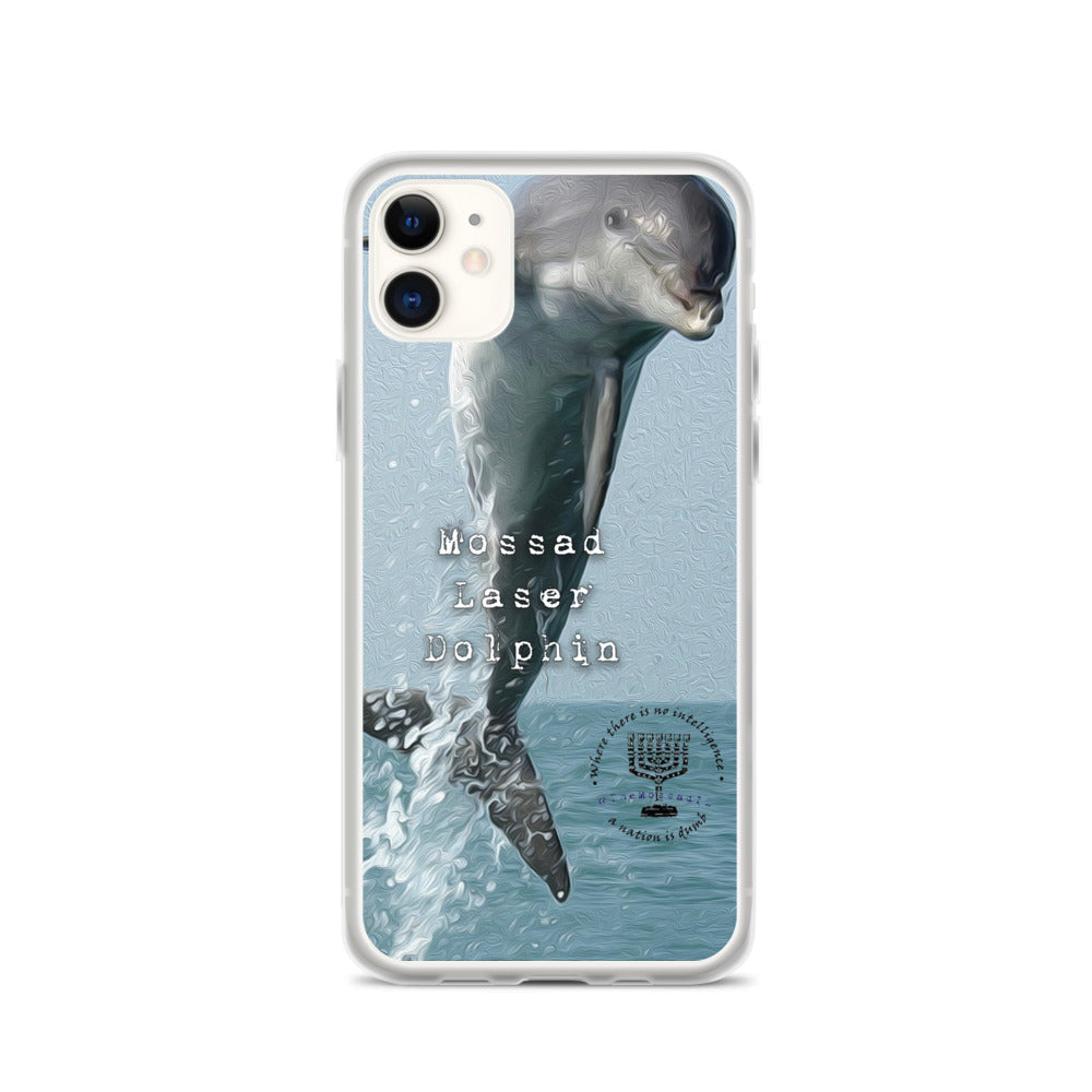 Mossad Laser Dolphin iPhone Case