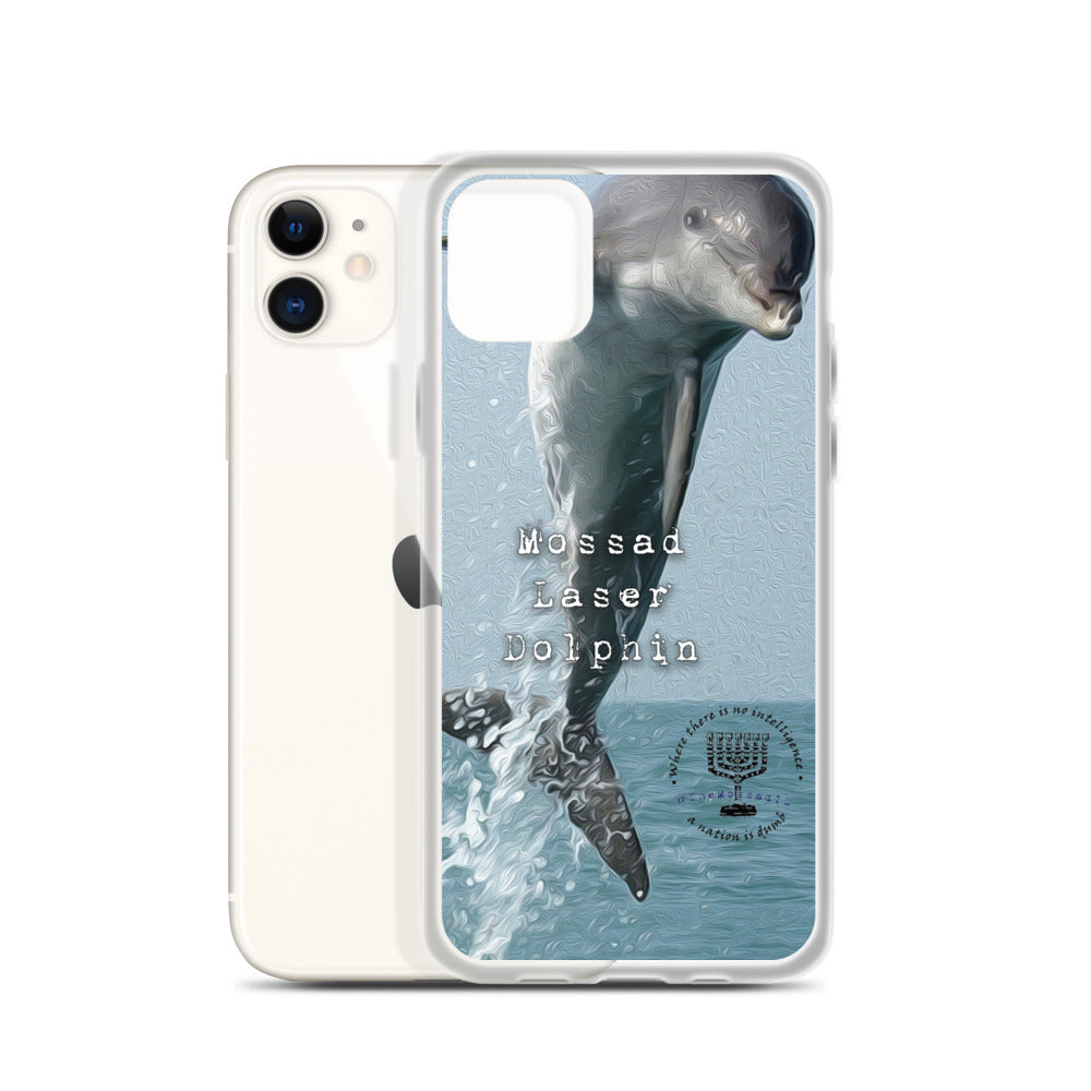 Mossad Laser Dolphin iPhone Case