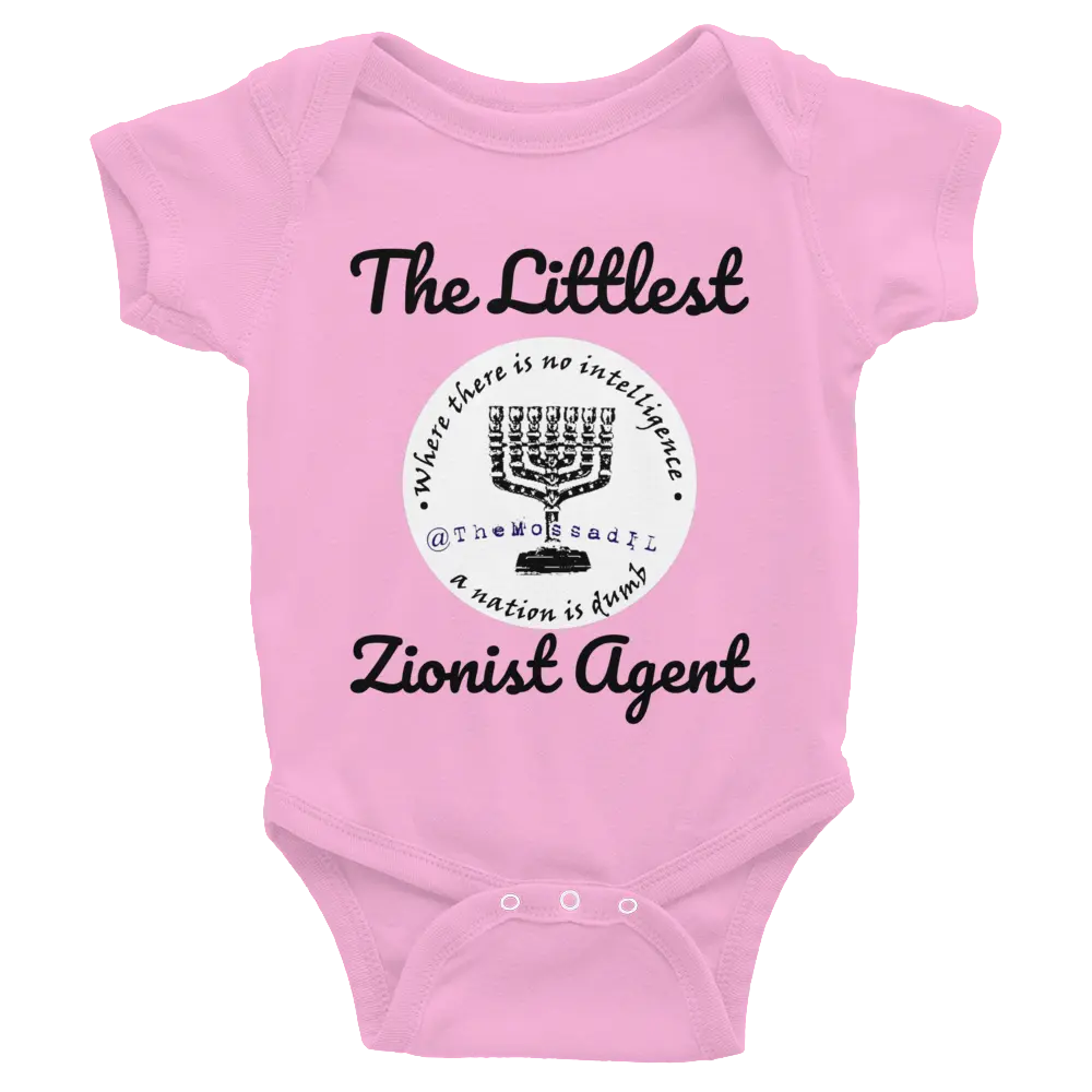 The Littlest Zionist Agent Infant Bodysuit