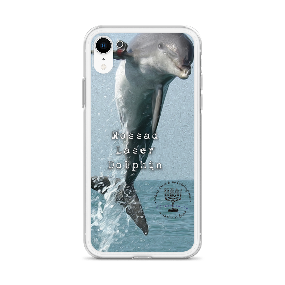 Mossad Laser Dolphin iPhone Case