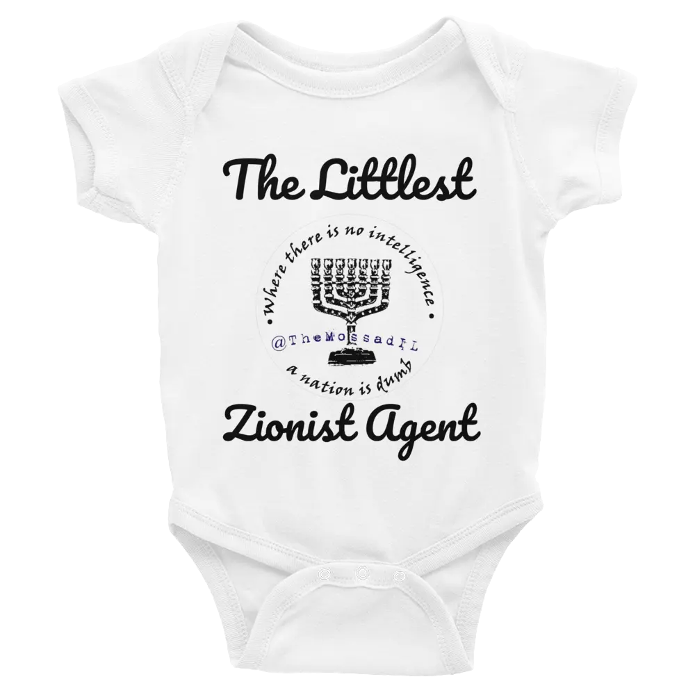 The Littlest Zionist Agent Infant Bodysuit