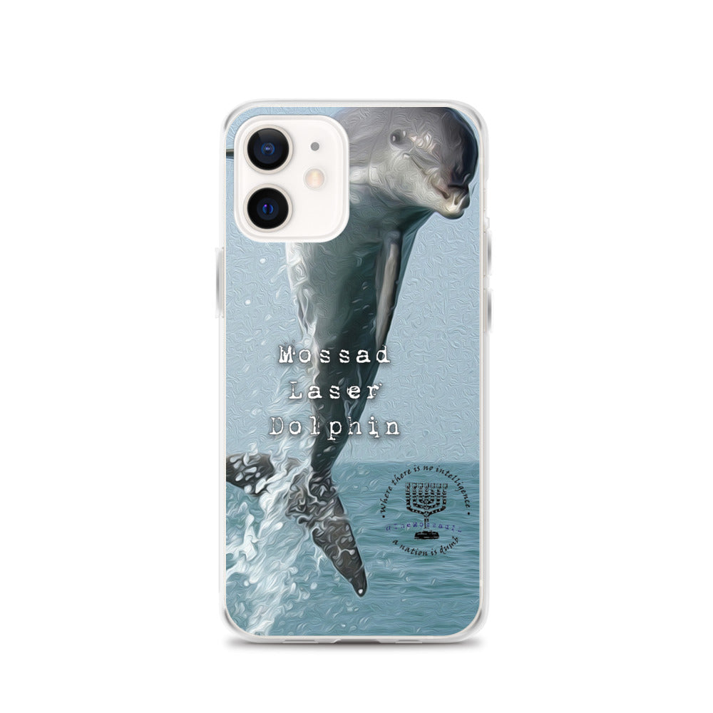 Mossad Laser Dolphin iPhone Case