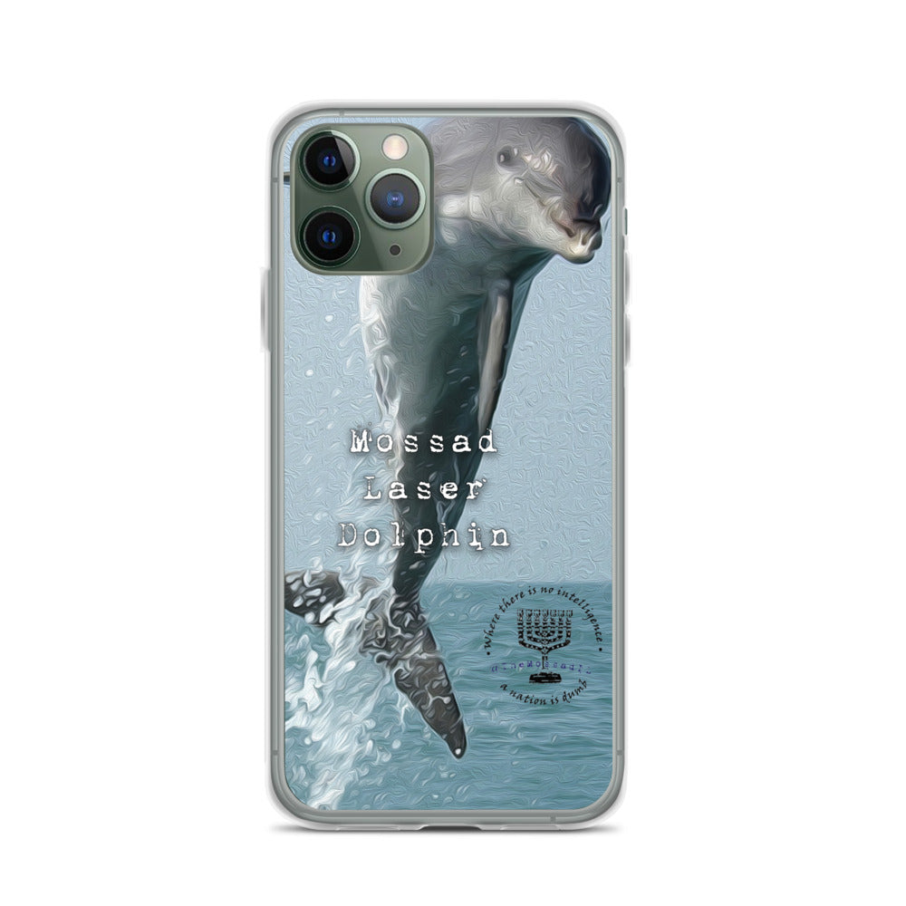 Mossad Laser Dolphin iPhone Case