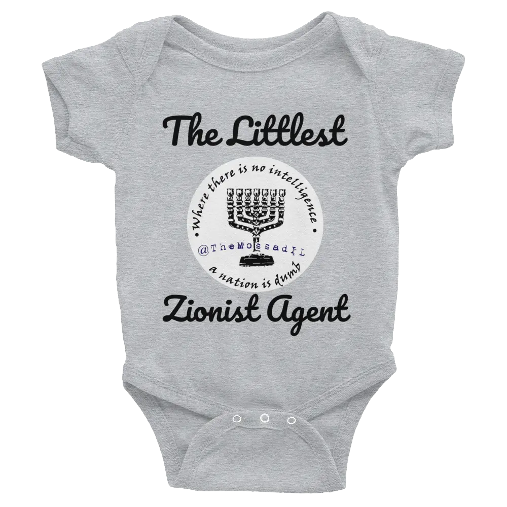 The Littlest Zionist Agent Infant Bodysuit