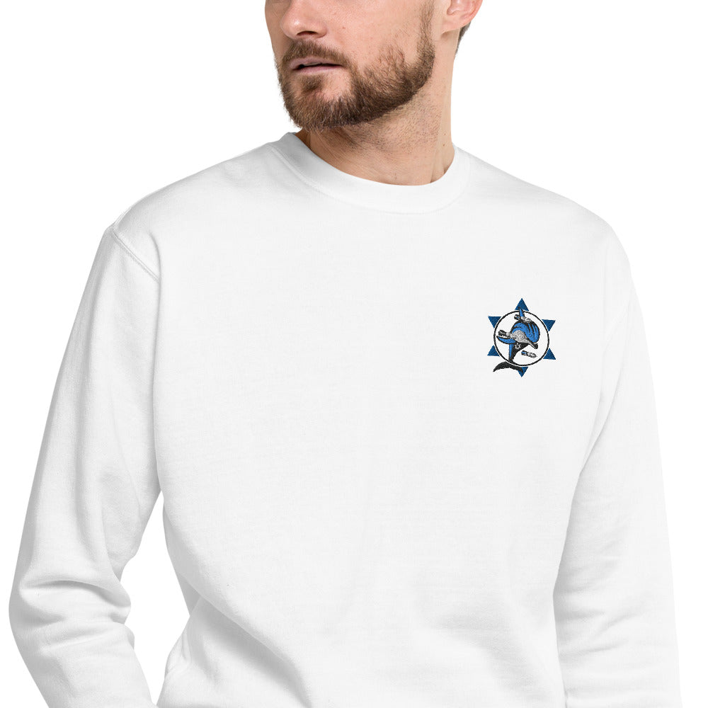 Mossad Dolphins of Death™ Embroidered Unisex Fleece Pullover
