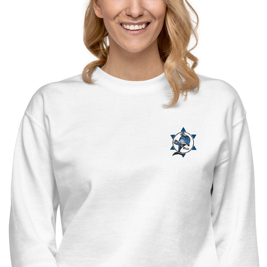 Mossad Dolphins of Death™ Embroidered Unisex Fleece Pullover