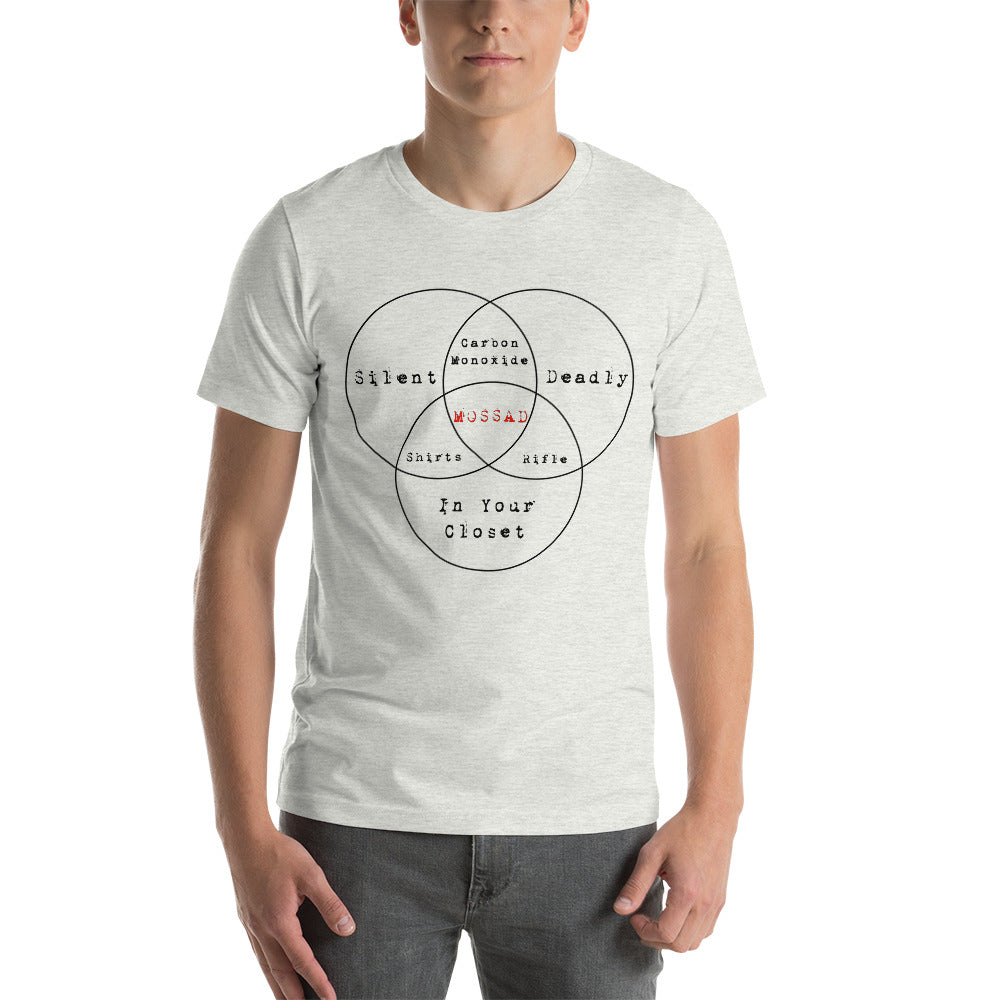 The Mossad Venn Diagram Short-Sleeve Unisex T-Shirt