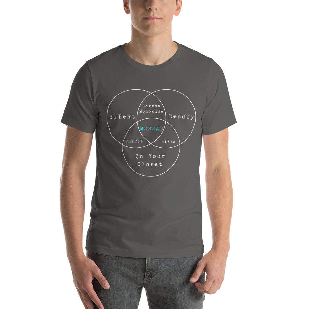 The Mossad Venn Diagram Short-Sleeve Unisex T-Shirt