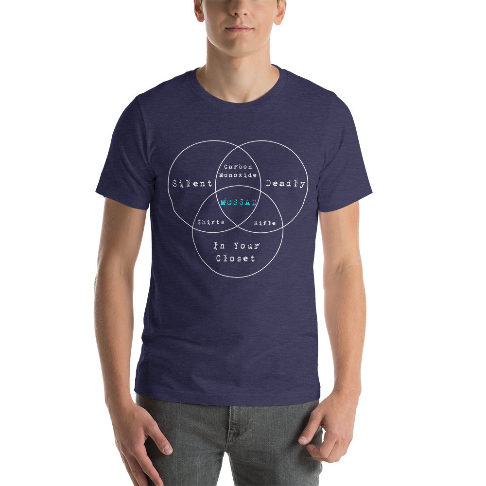 The Mossad Venn Diagram Short-Sleeve Unisex T-Shirt