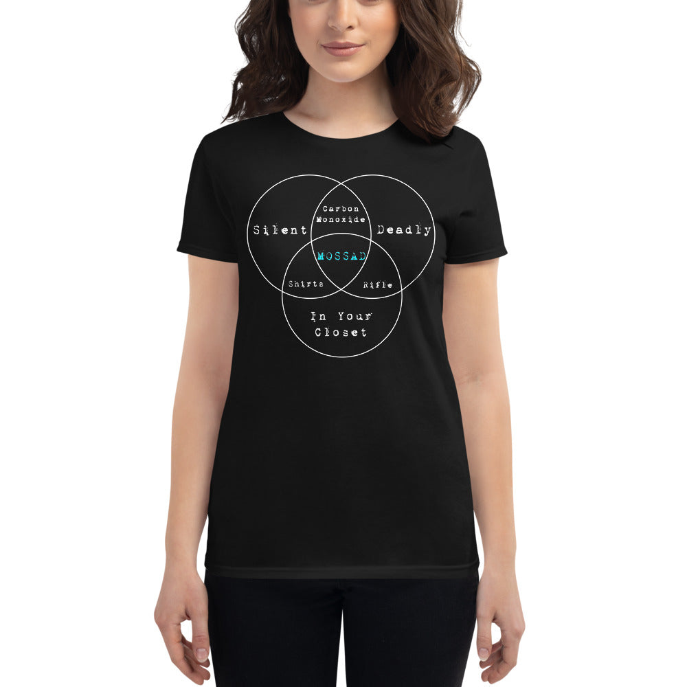The Mossad Venn Diagram - Women's short sleeve t-shirt
