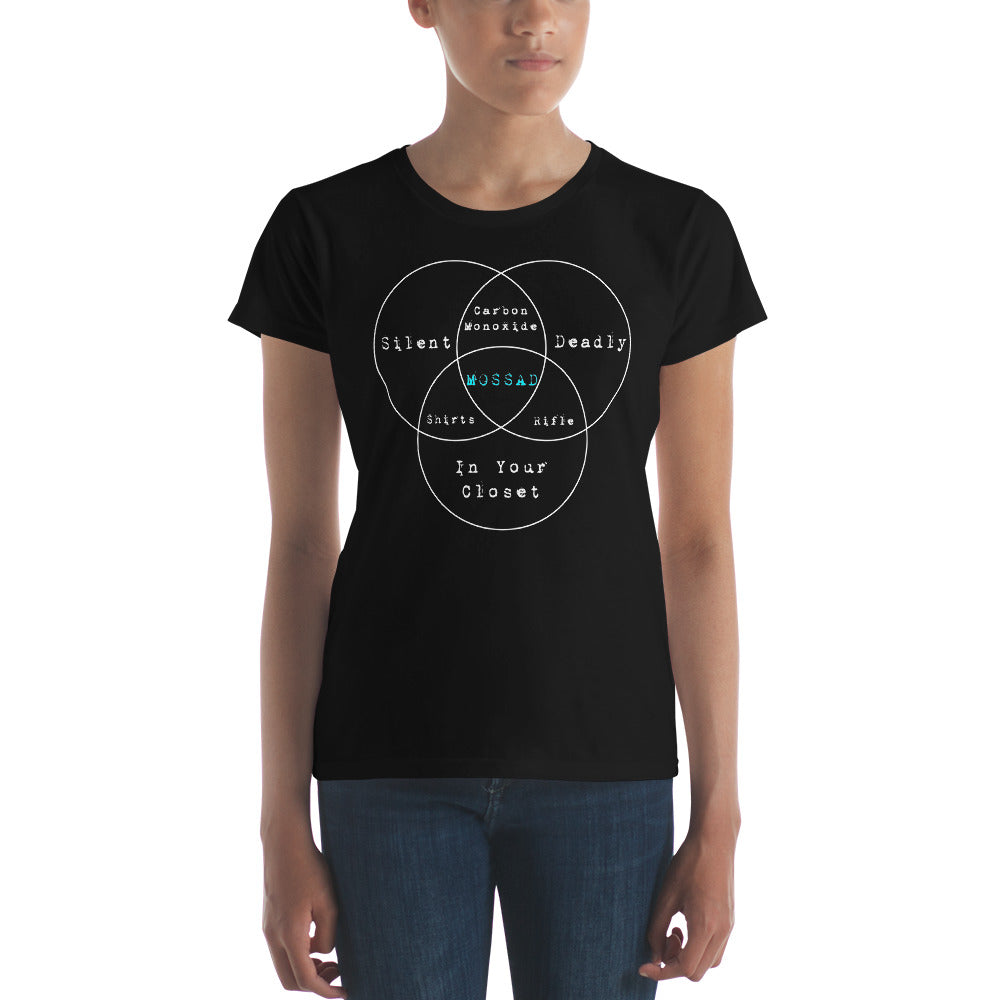 The Mossad Venn Diagram - Women's short sleeve t-shirt