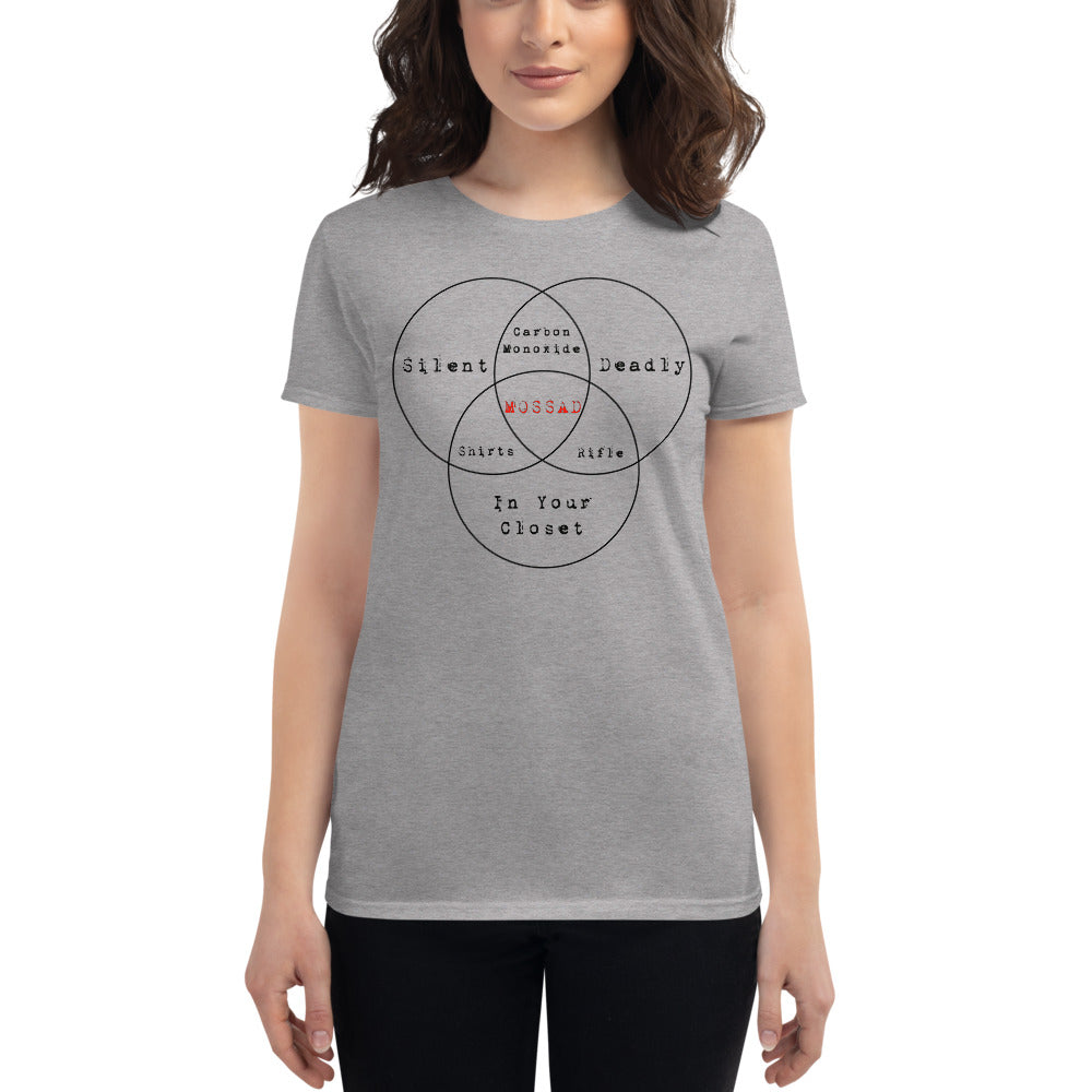 The Mossad Venn Diagram - Women's short sleeve t-shirt