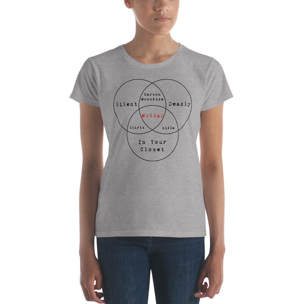 The Mossad Venn Diagram - Women's short sleeve t-shirt