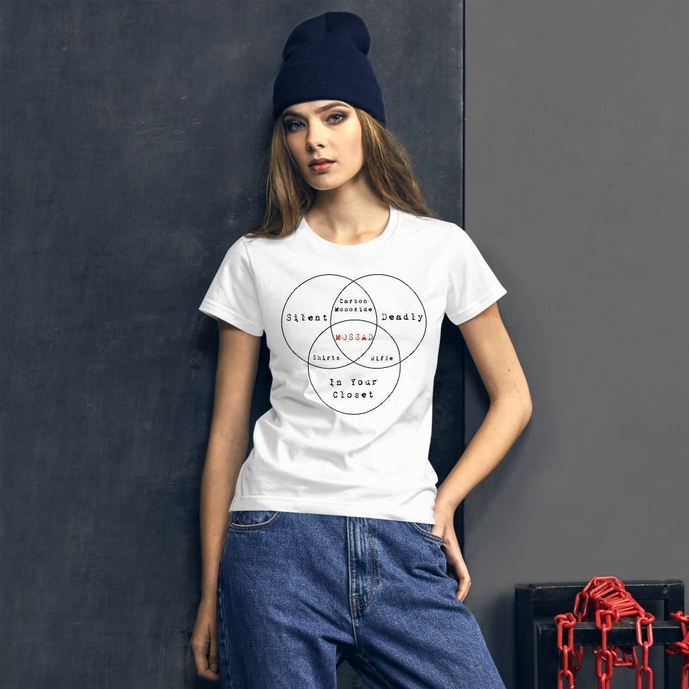 The Mossad Venn Diagram - Women's short sleeve t-shirt