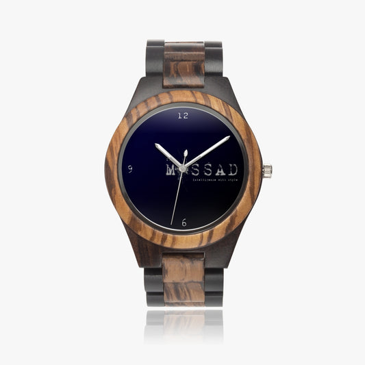 Intelligence With Style - Indian Ebony Wooden Watch