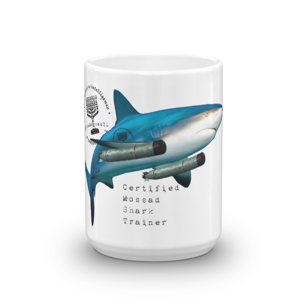 Certified Mossad Shark Trainer Mug