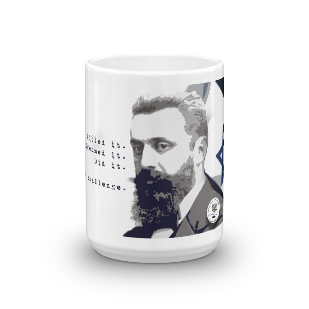 Theodor Herzl Willed It Dreamed It Mug