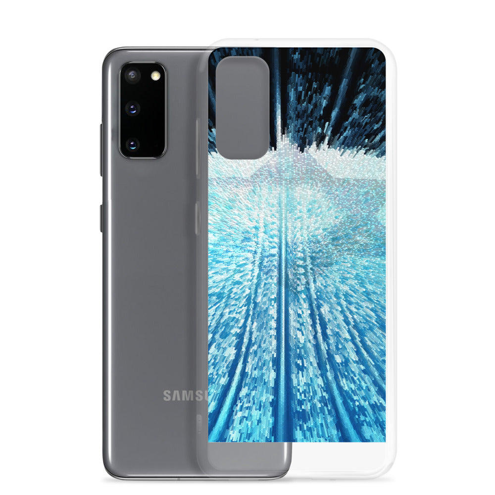 Blue & White Samsung Case