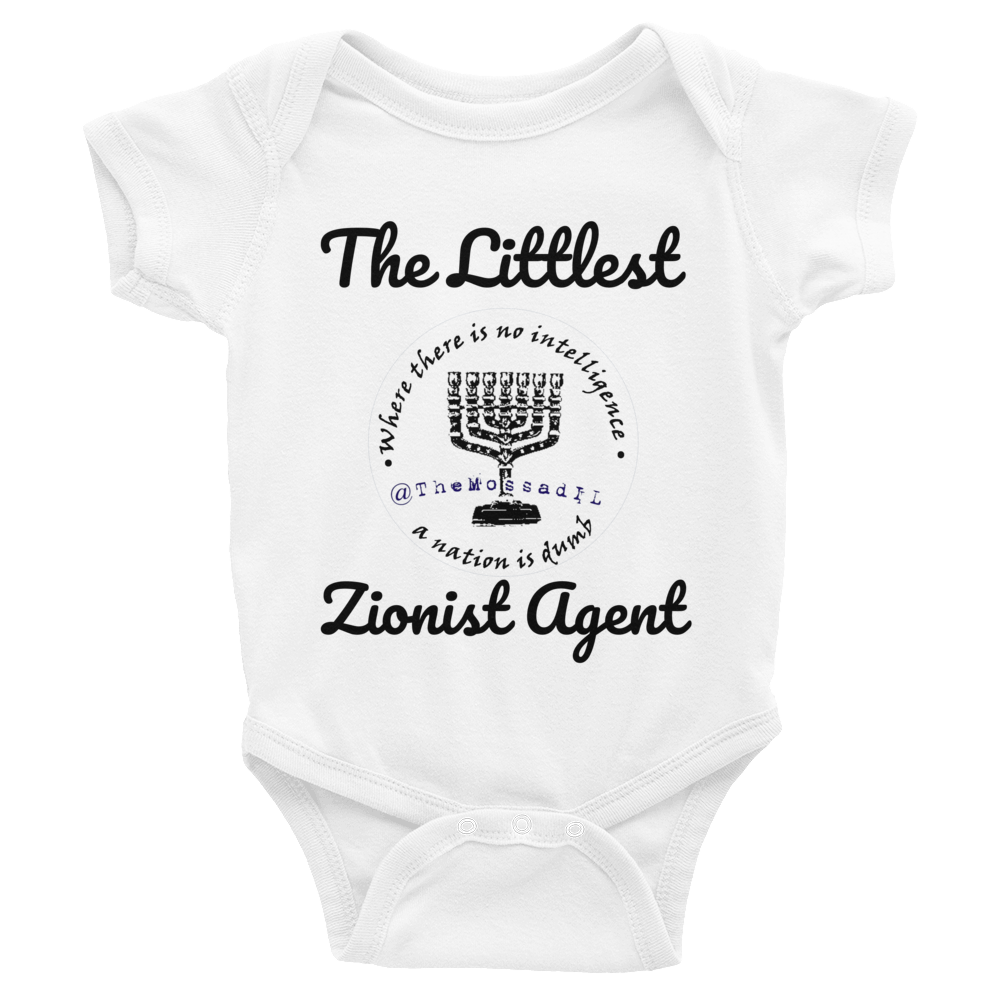 The Littlest Zionist Agent Infant Bodysuit