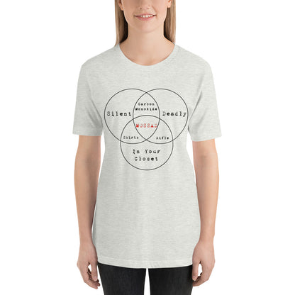 The Mossad Venn Diagram Short-Sleeve Unisex T-Shirt